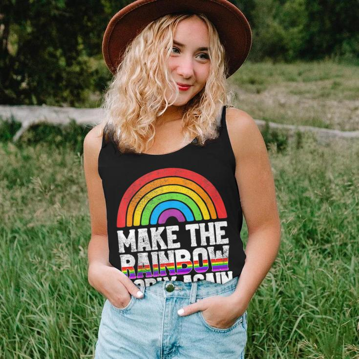 Make The Rainbow Godly Again Lgbt Flag Gay Pride Women Tank Top Gifts for Her
