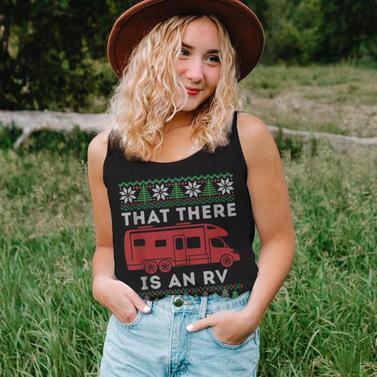 That There Is An Rv Ugly Christmas Camping Holiday Women Tank Top Gifts for Her