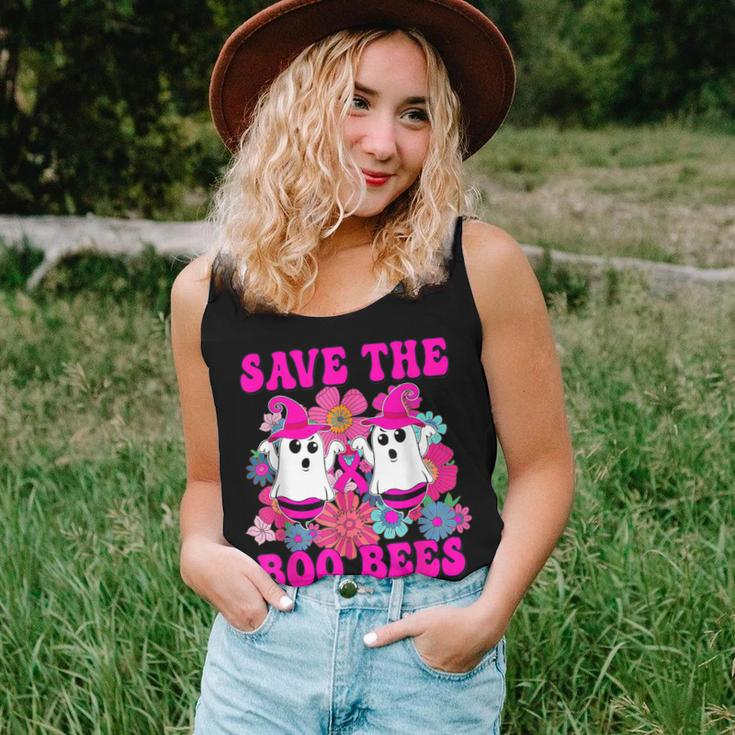 Save The Boo Bees Breast Cancer Halloween Pink Ribbon Women Tank Top Gifts for Her