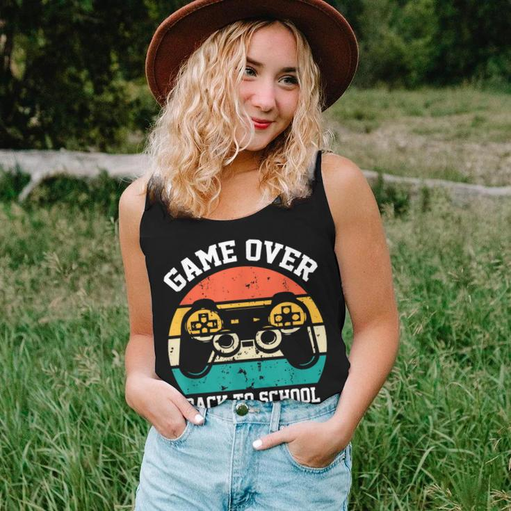 Back To School Game Over Teacher Student Video Game Women Tank Top Gifts for Her