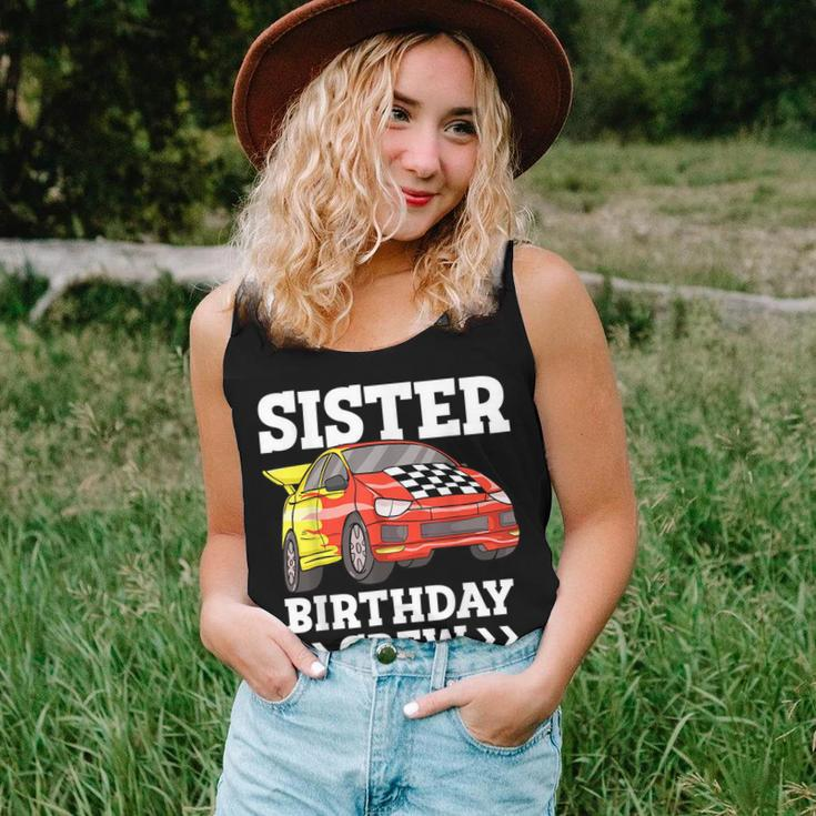 Sister Birthday Crew Race Car Sis Racing Car For Sister Women Tank Top Gifts for Her