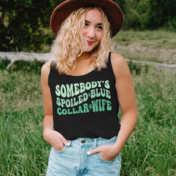 Somebody's Spoiled Blue Collar Wife Collar Worker Club Women Tank Top Gifts for Her