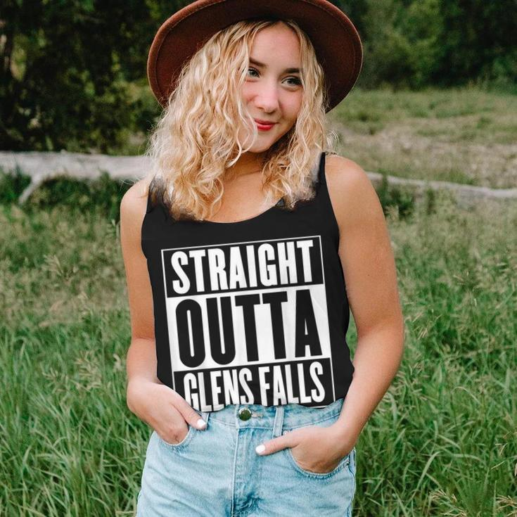 Straight Outta Glens Falls Women Tank Top Gifts for Her