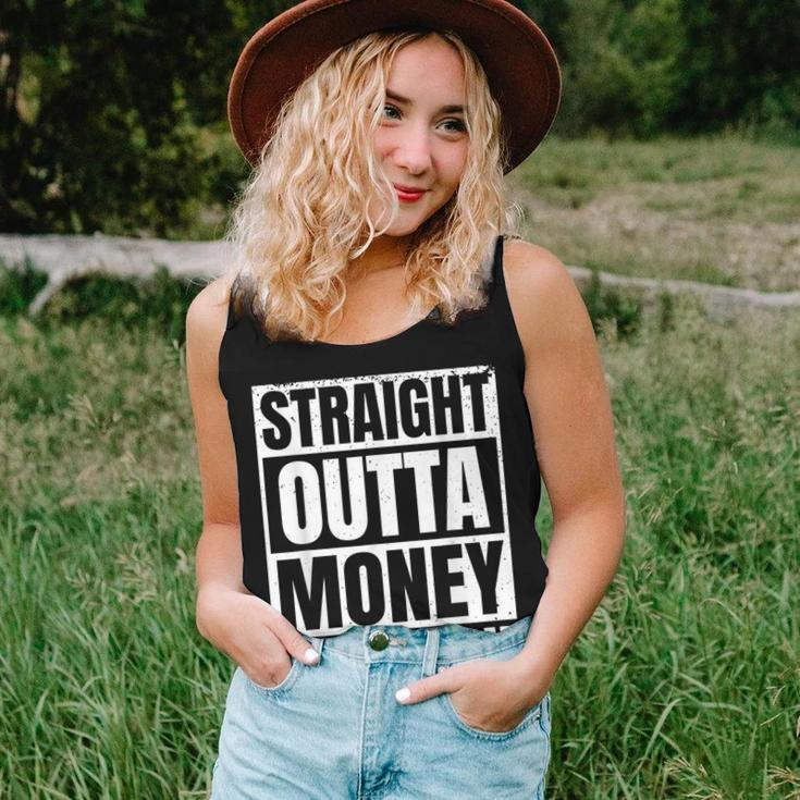 Straight Outta Money Show Dad Horse Riding Horse Show Father Women Tank Top Weekend Graphic Gifts for Her
