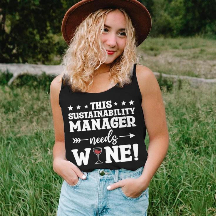This Sustainability Manager Needs Wine Women Tank Top Gifts for Her