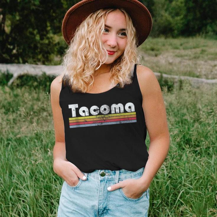 Tacoma Retro Vintage Pride City 70S 80S 90S Men Women Women Tank Top Gifts for Her