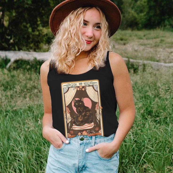 The Tortie Tarot Card Vintage Tortie Cat Tortie Mom Cat Mom Women Tank Top Basic Casual Daily Weekend Graphic Gifts for Her