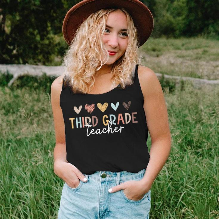 Third 3Rd Grade Teacher First Day Of School Back To School Women Tank Top Weekend Graphic Gifts for Her