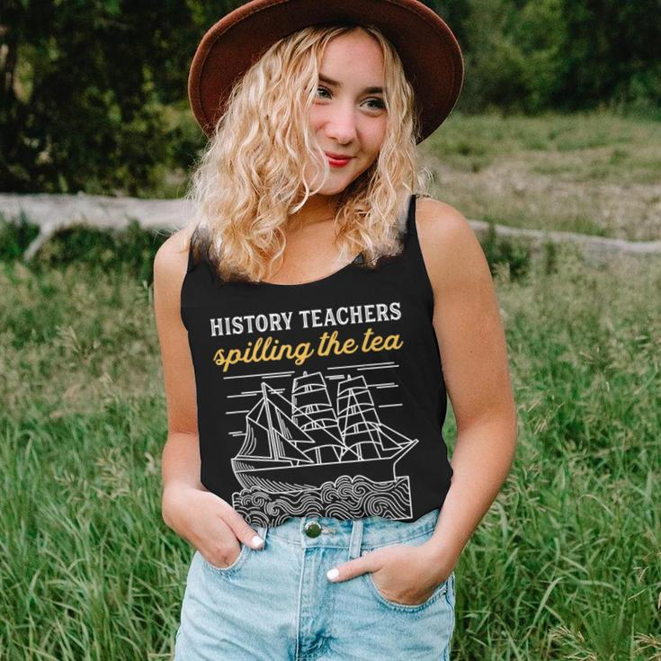History Teacher Saying Spilling Tea Since 1773 Teach Women Tank Top Gifts for Her