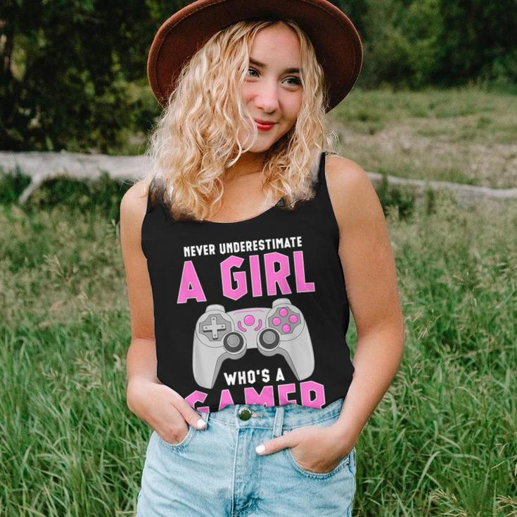 Never Underestimate A Girl Who's A Gamer Women Tank Top Gifts for Her