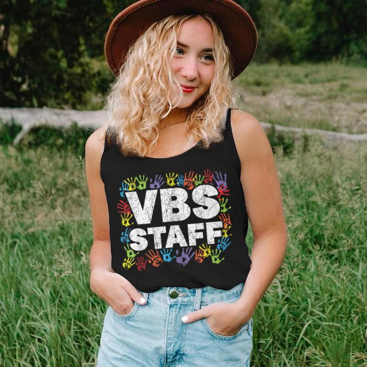 Vbs Staff Vacation Bible School Christian Teacher Women Tank Top Basic Casual Daily Weekend Graphic Gifts for Her
