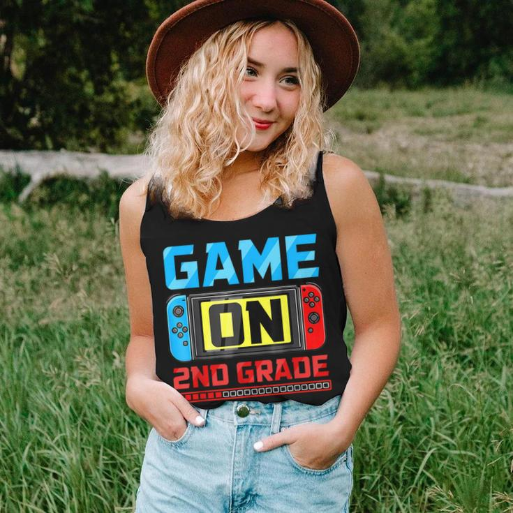 Video Game On 2Nd Grade Gamer Back To School First Day Boys Women Tank Top Gifts for Her
