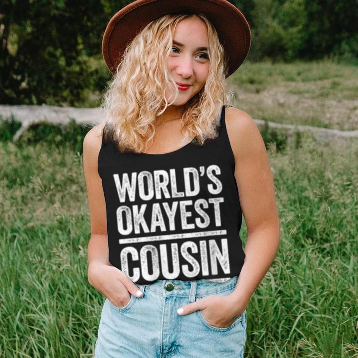 Worlds Okayest Cousin Best Uncle Ever Women Tank Top Gifts for Her