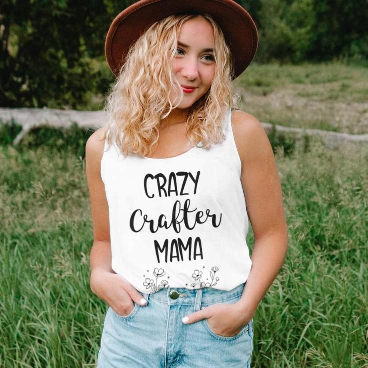 Crazy Crafter Mama - Mom Sewing Crafting Women Tank Top Gifts for Her