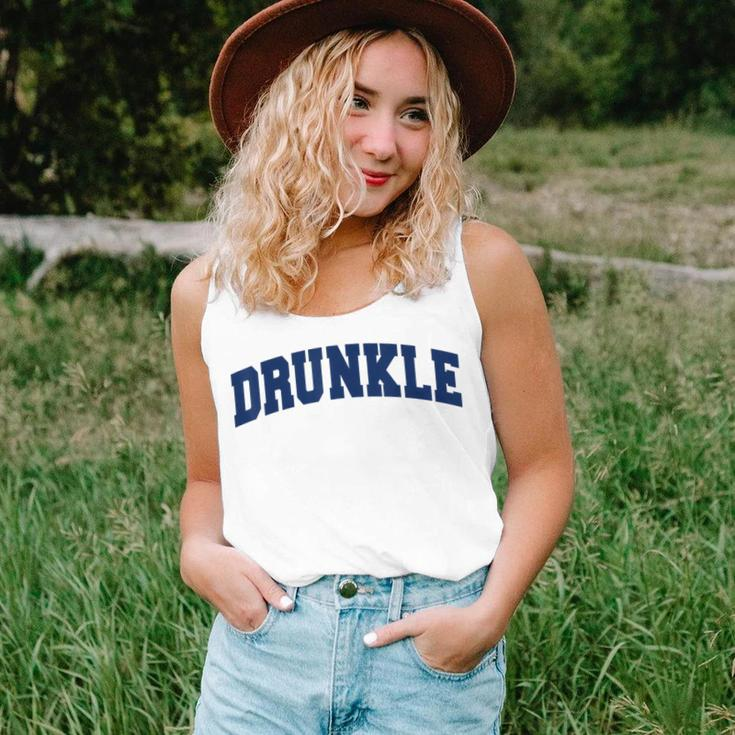 Drunkle Drunk Uncle Father's Day Women Tank Top Gifts for Her