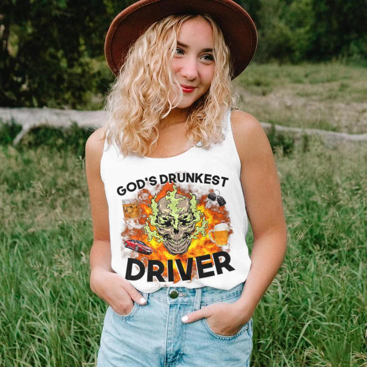 God's Drunkest Driver- Driver Vintage Meme Women Tank Top Gifts for Her
