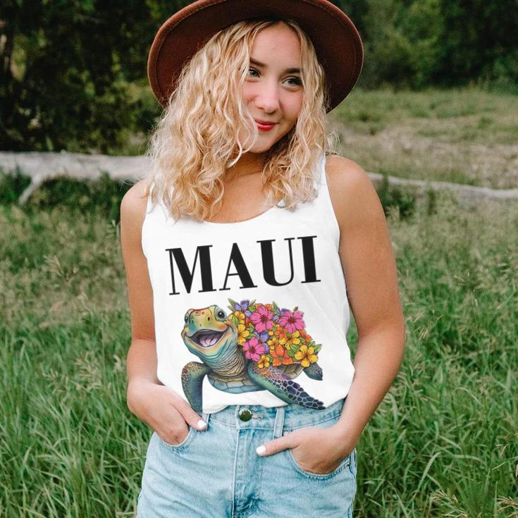 Maui HawaiianTurtle Hibiscus N Girl Hawaii Women Tank Top Gifts for Her