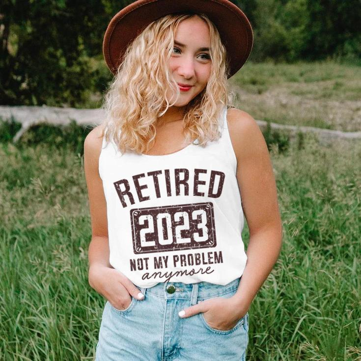 Retired 2023 Vintage Funny Retirement 2023 Retired Men Women Women Tank Top Weekend Graphic Gifts for Her
