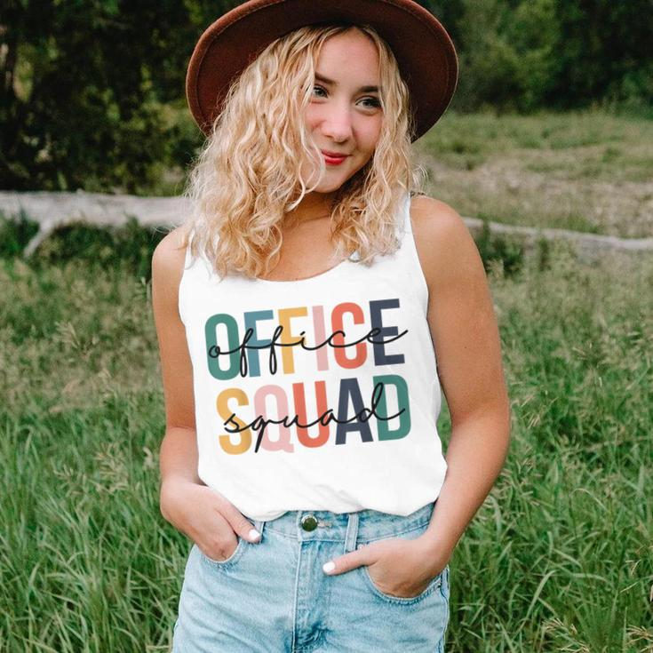 Retro Office Squad Back To School Teachers Students Women Tank Top Gifts for Her