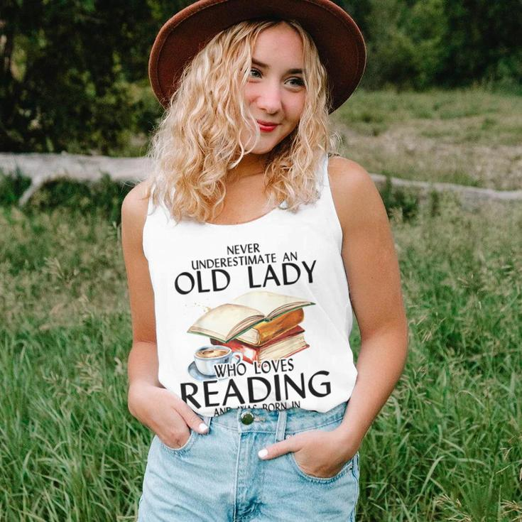 Never Underestimate An Old Lady Who Loves Reading December Women Tank Top Gifts for Her