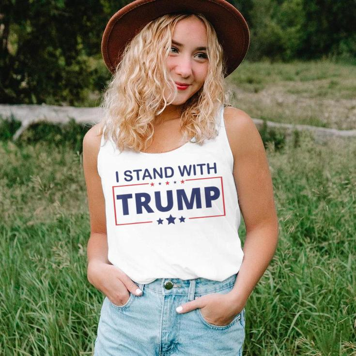 Vintage I Stand With Trump Pro Trump Supporter Women Tank Top Gifts for Her