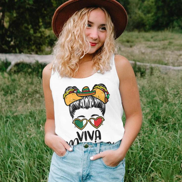Viva Mexico Girl Cinco De Mayo Mexican Independence Women Tank Top Gifts for Her
