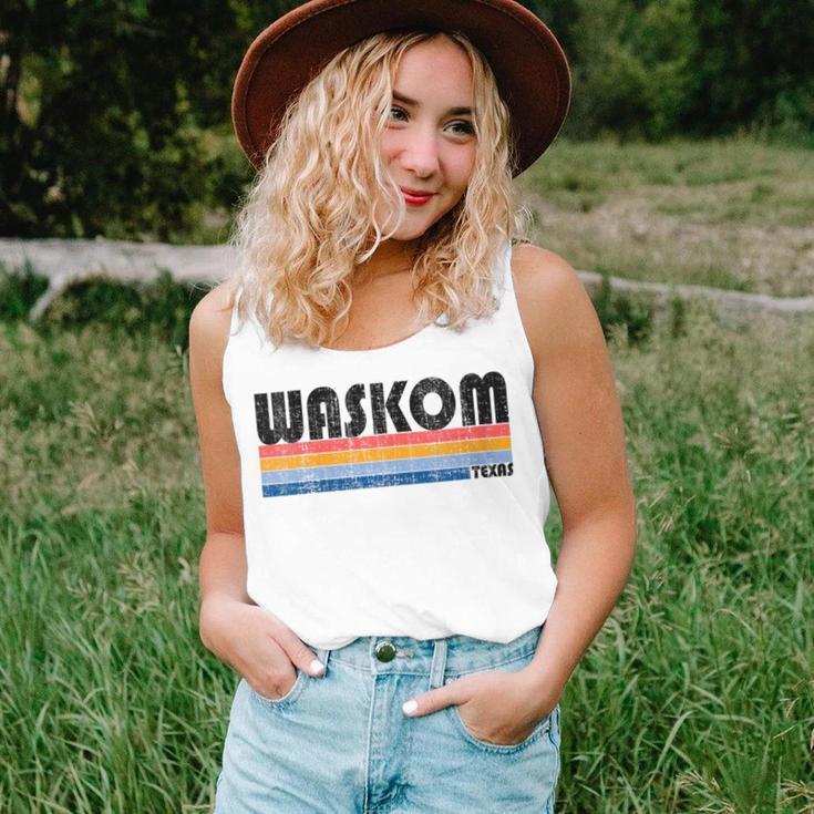 Waskom Tx Hometown Pride Retro 70S 80S Style Women Tank Top Gifts for Her