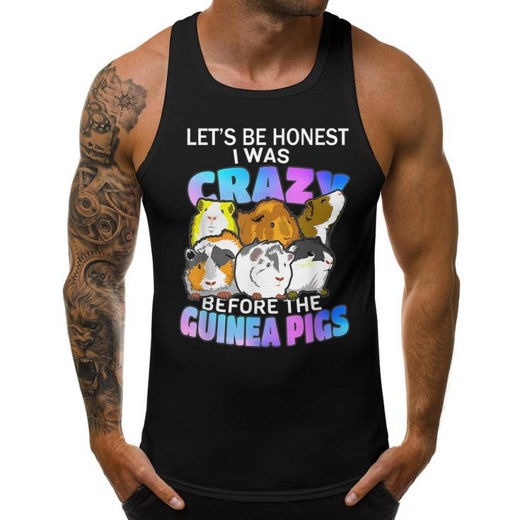 I Was Crazy Before Guinea Pigs Lover Gift  Men Tank Top Graphic