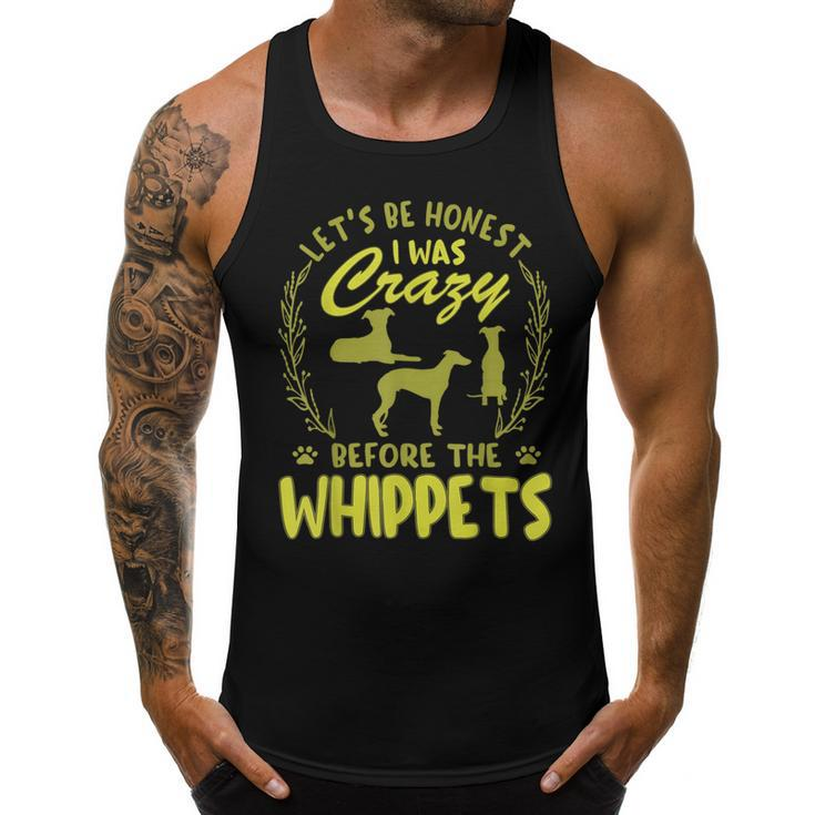 Lets Be Honest I Was Crazy Before Whippets  Men Tank Top Graphic