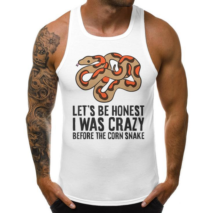 Lets Be Honest I Was Crazy Before The Corn Snake  Gifts For Snake Lovers Funny Gifts Men Tank Top Graphic