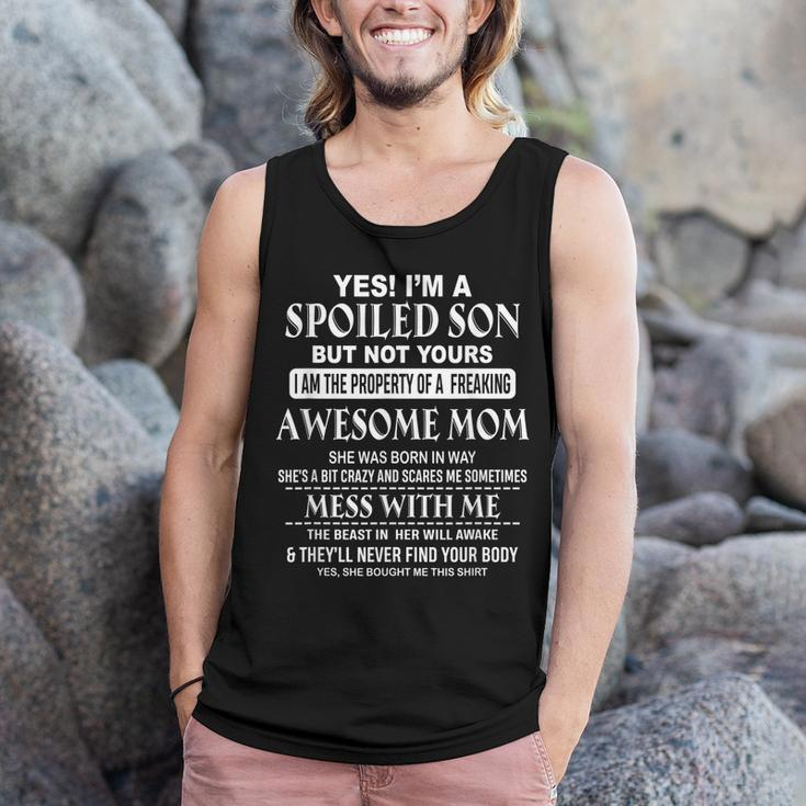 Freaking Awesome Mom She Was Born In May Gifts For Mom Funny Gifts Men Tank Top Graphic