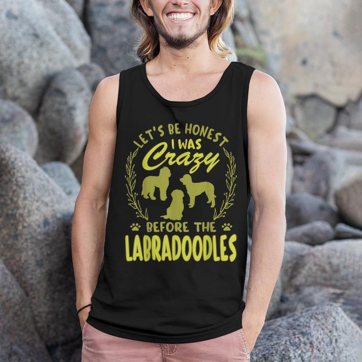 Lets Be Honest I Was Crazy Before Labradoodles Men Tank Top Graphic