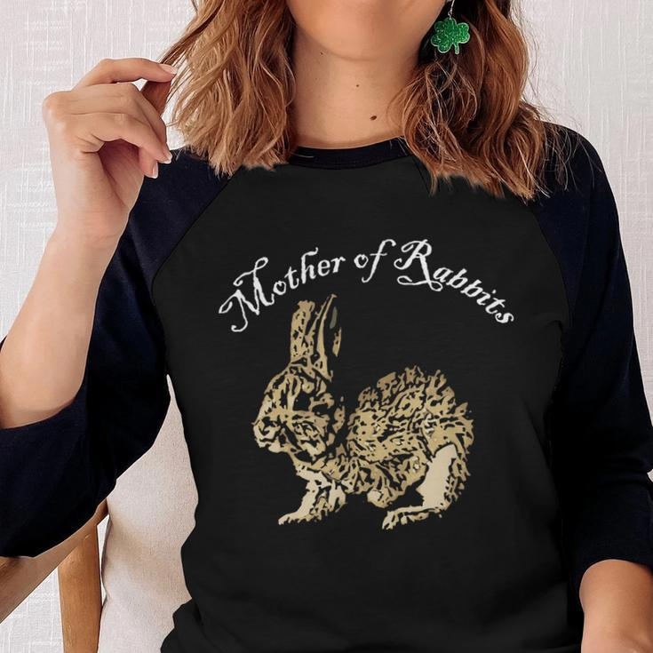 Mother Of Rabbits Rabbit Mum Rabbit Mum Rabbit Mum Gift For Women Women Baseball Tee Raglan Graphic Shirt