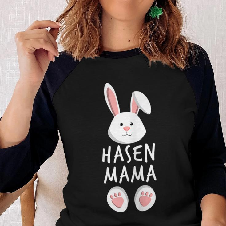 Rabbit Mum Family Partner Look Easter Bunny Gift Easter Gift For Womens Gift For Women Women Baseball Tee Raglan Graphic Shirt