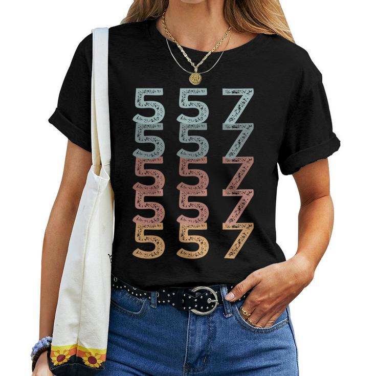 557 Missouri Usa Multi Color Area Code Women T-shirt