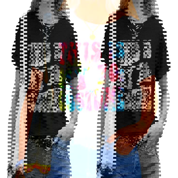 This Is My 70S Costume Vintage Seventies Retro Halloween 70S 70S Vintage s Women T-shirt Crewneck