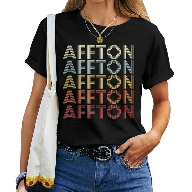 Affton Missouri Affton Mo Retro Vintage Text Women T-shirt