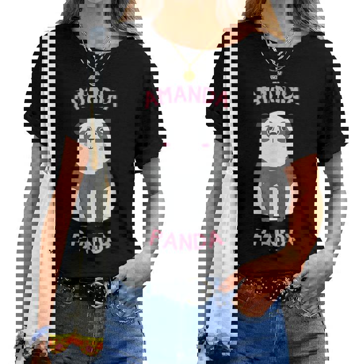 Amanda Panda Bear T-Shirt Tee