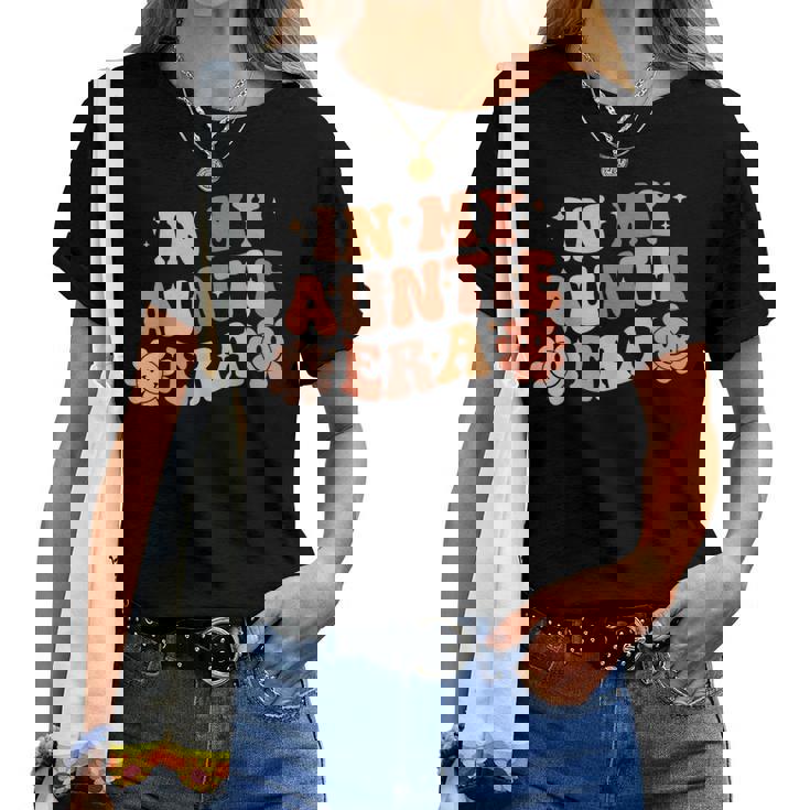 In My Auntie Era Niece Nephew Matching Groovy Women T-shirt