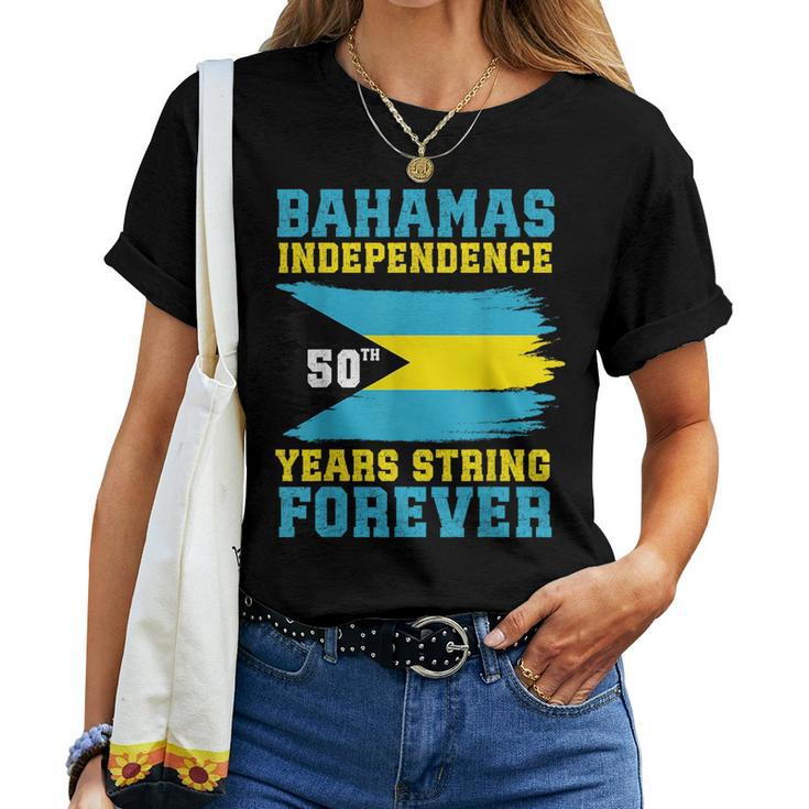 Bahamas Independence Day Bahamas 50Th Celebration Bahamas Women T-shirt Crewneck