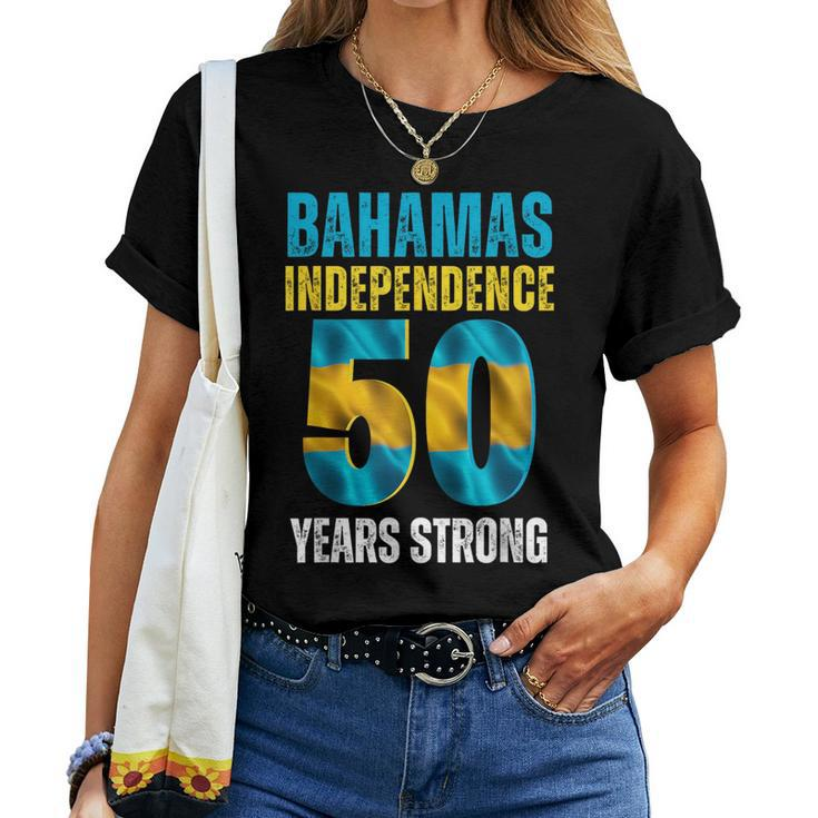 Bahamas Independence Day 50Th Independence Celebration Bahamas Women T-shirt