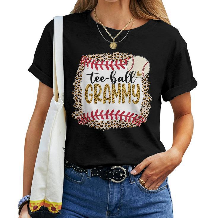 Ball Grammy Leopard Ball Grammy For Softball Player Women T-shirt