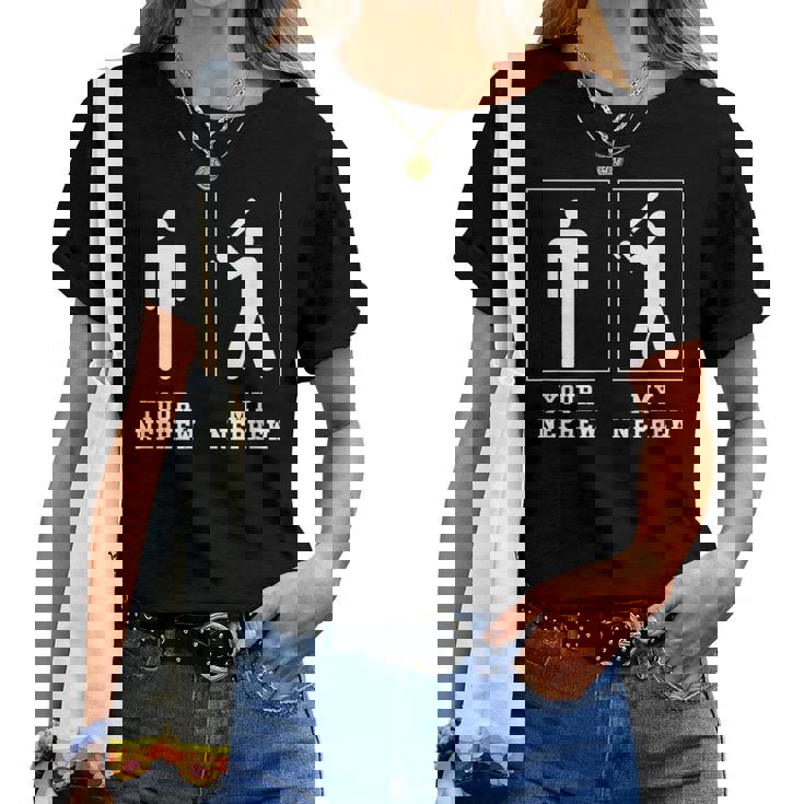 Baseball Uncle Baseball Aunt Women T-shirt