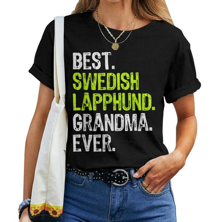 Best Swedish Lapphund Grandma Ever Dog Lover Women T-shirt