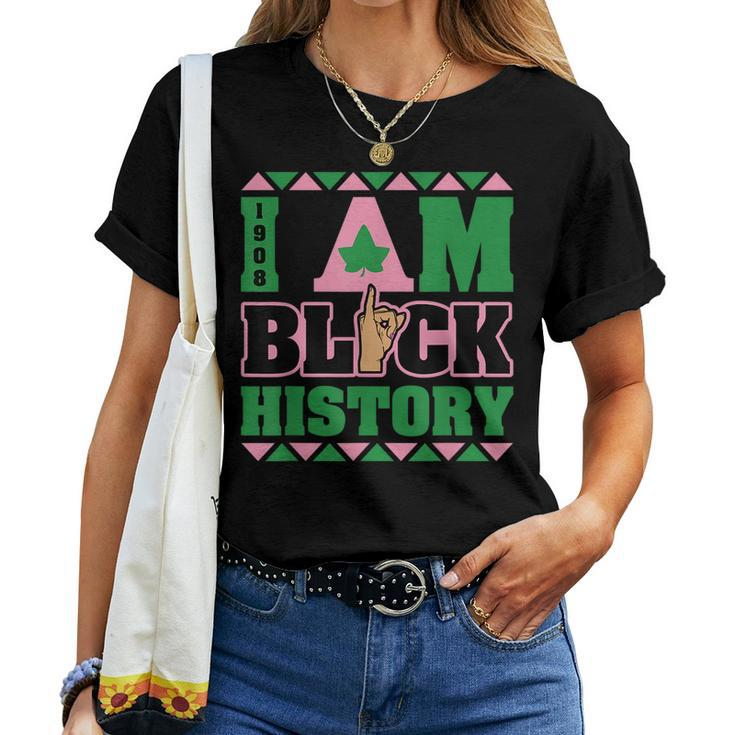 I Am Black History Aka African Sorority Women T-shirt