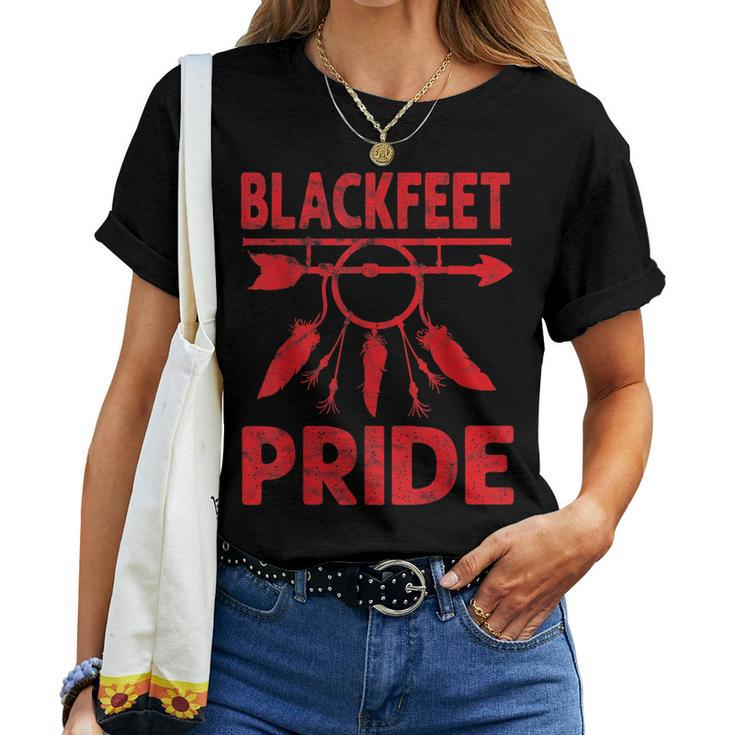 Blackfeet Pride Native American Vintage Men Women Women T-shirt