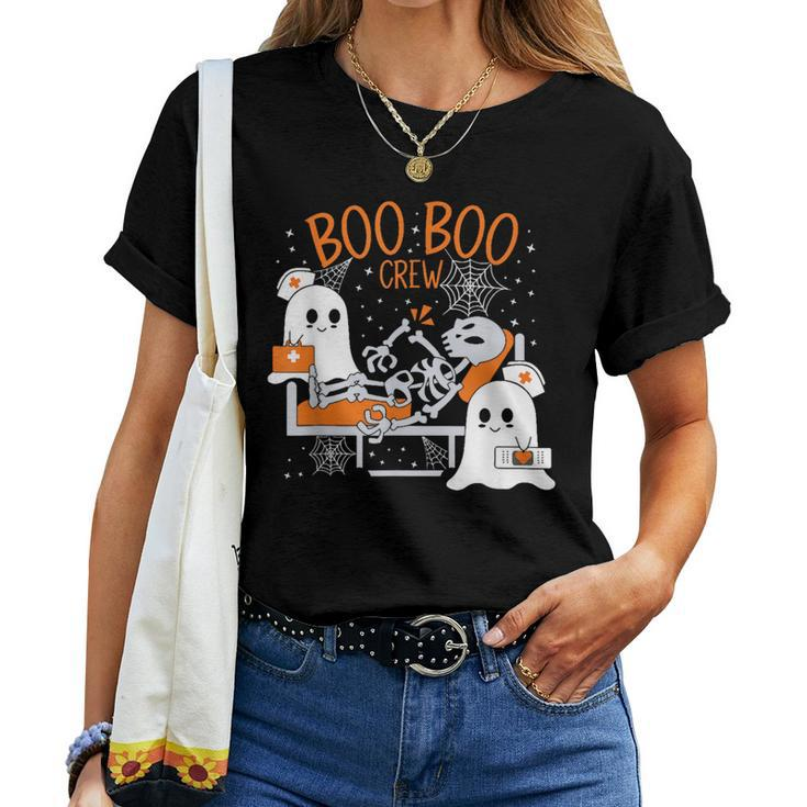 Boo Boo Crew Halloween Nurse Pediatric Nurse Or Nurse Women T-shirt