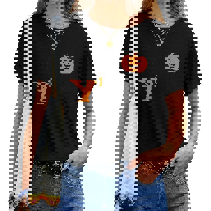 Boo Yall Ghost Halloween Autumn Fall Ghost Halloween Women T-shirt