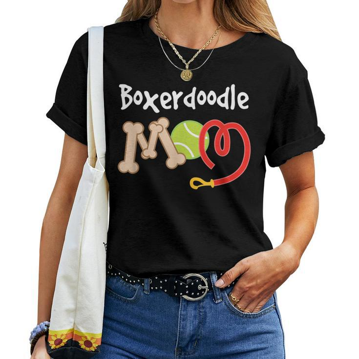 Boxerdoodle Mom Dog Owner Women T-shirt