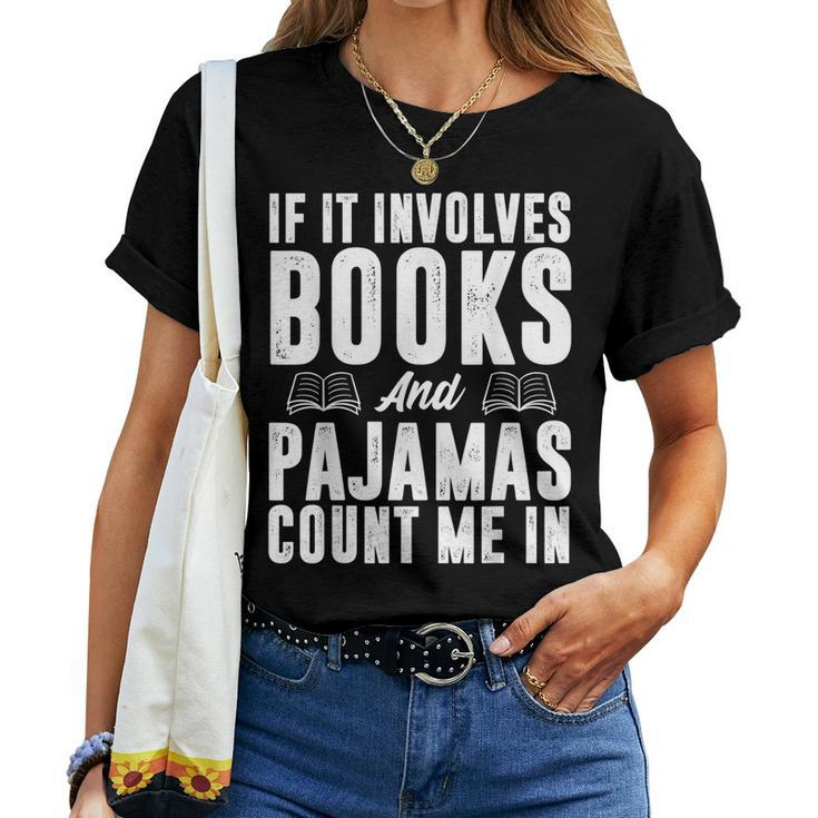 Cool Book Reader For Men Women Bookworm Nerd Books Pajamas Women T-shirt Crewneck